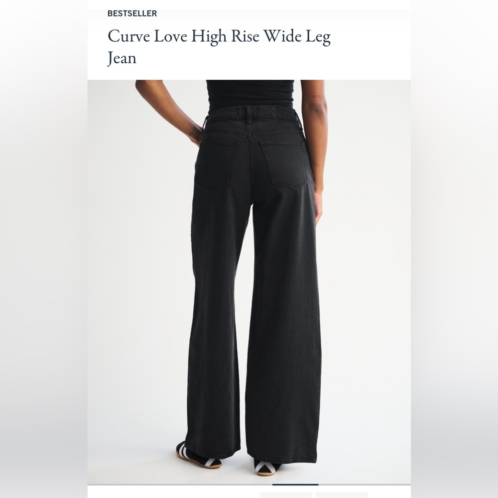 Abercrombie High Rise Wide Leg - Picture 3 of 5